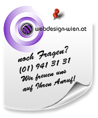 Fragen zum Webshop? Rufen Sie Webdesign Wien, 941 31 31
